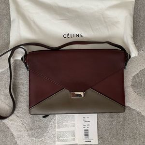 Celine Diamond Clutch/Shoulder Bag